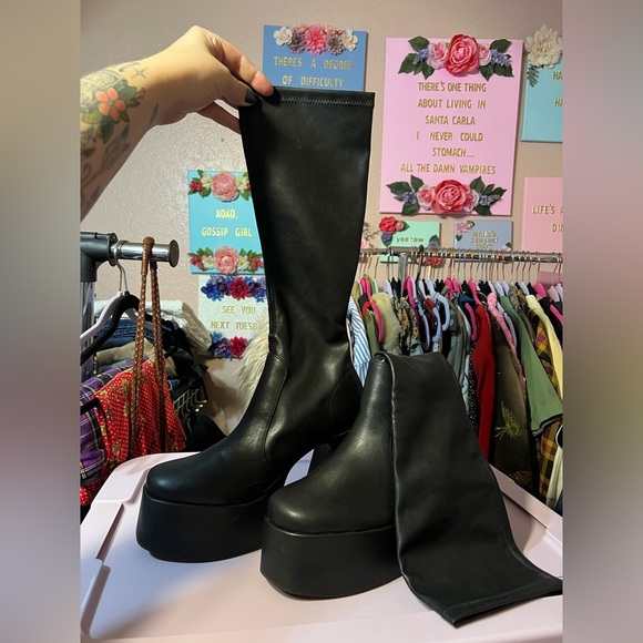 Steve Madden Hartlie Platform Knee High Boots US 11 - Picture 2 of 16